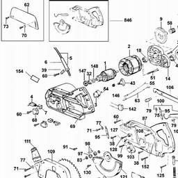 afbryde bundt diagram DW700 Type 1 Spares and Parts for DeWalt DW700 (Mitre Saws) - Power Tool  Spares