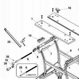 BLACK & DECKER WM536 WORKMATE (TYPE 11) Spare Parts