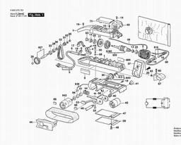 0 603 270 761 Spares and Parts for Bosch Belt Sander PBS 75 E
