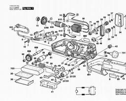 0 603 275 042 Spares and Parts for Bosch Belt Sander PBS 60 BELT