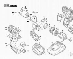 3 603a3 300 Spares For Bosch Cordless Impact Drill Psb 1800 Li 2