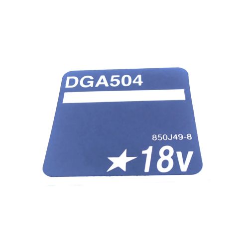 LABEL/SERIAL NO. DGA504
