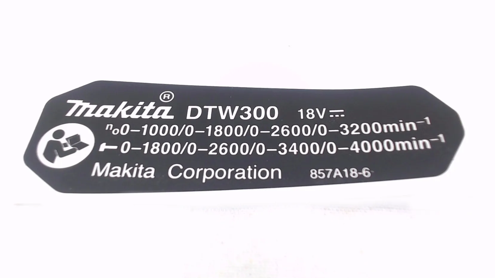 NAME PLATE DTW300