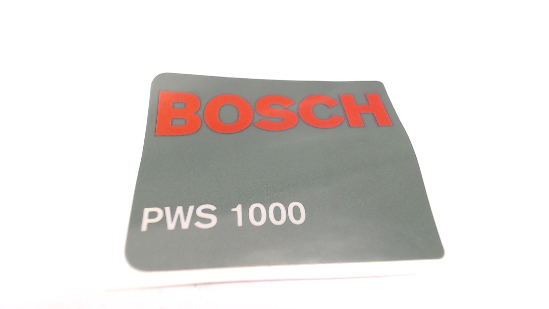 Manufacturer's Nameplate