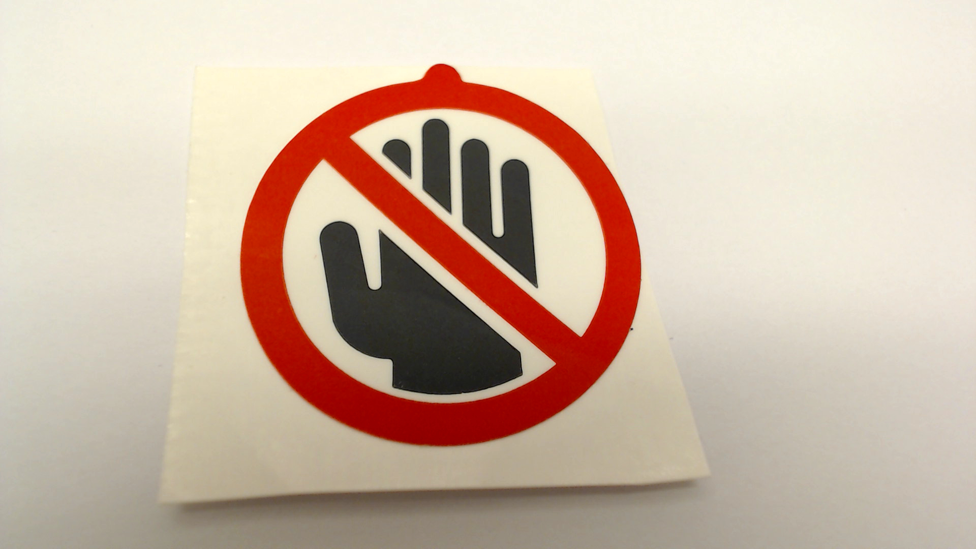 Warning Plate