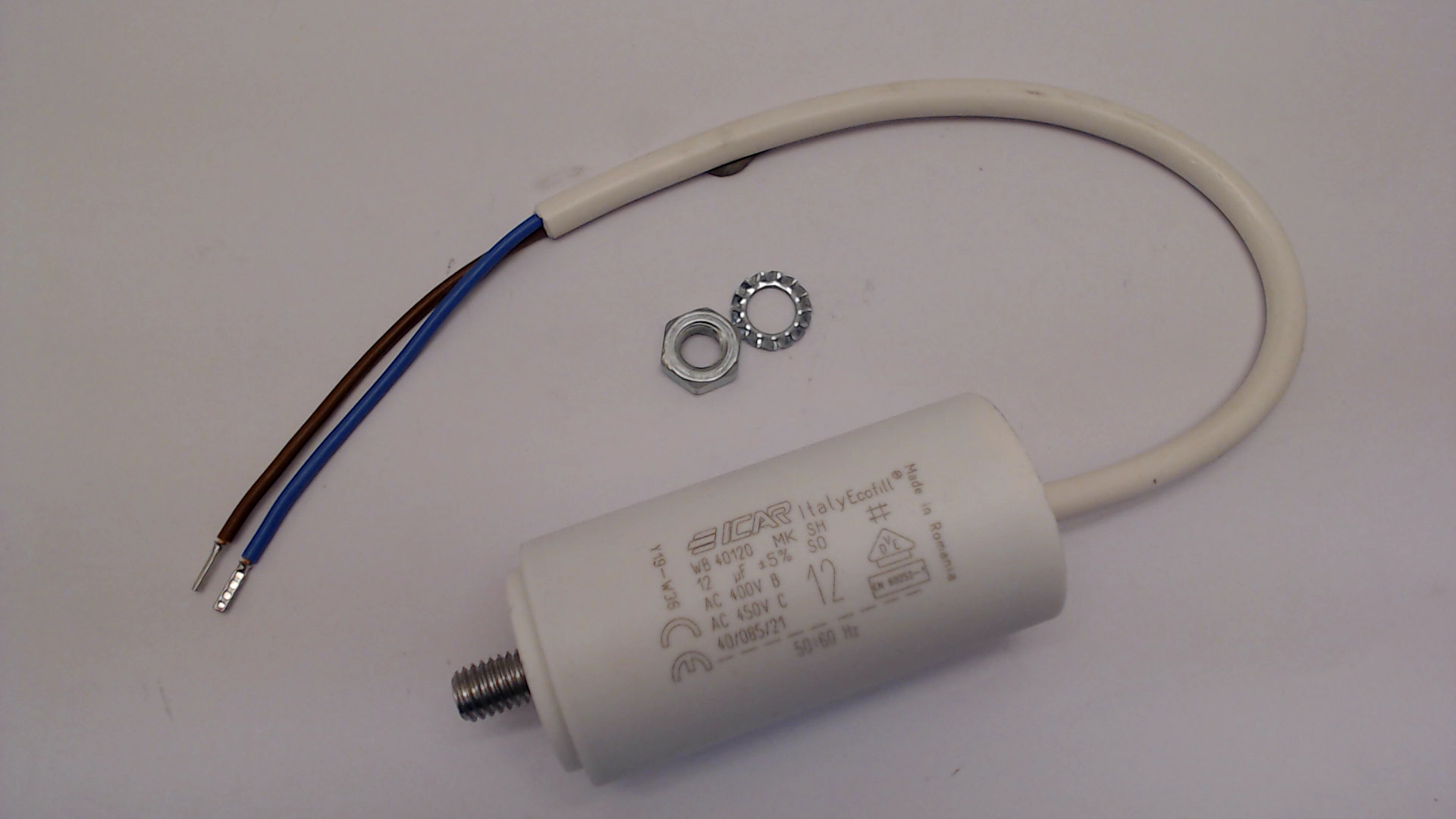 CAPACITOR 12uF/450V 35X80 BOLZEN M 8 KAB