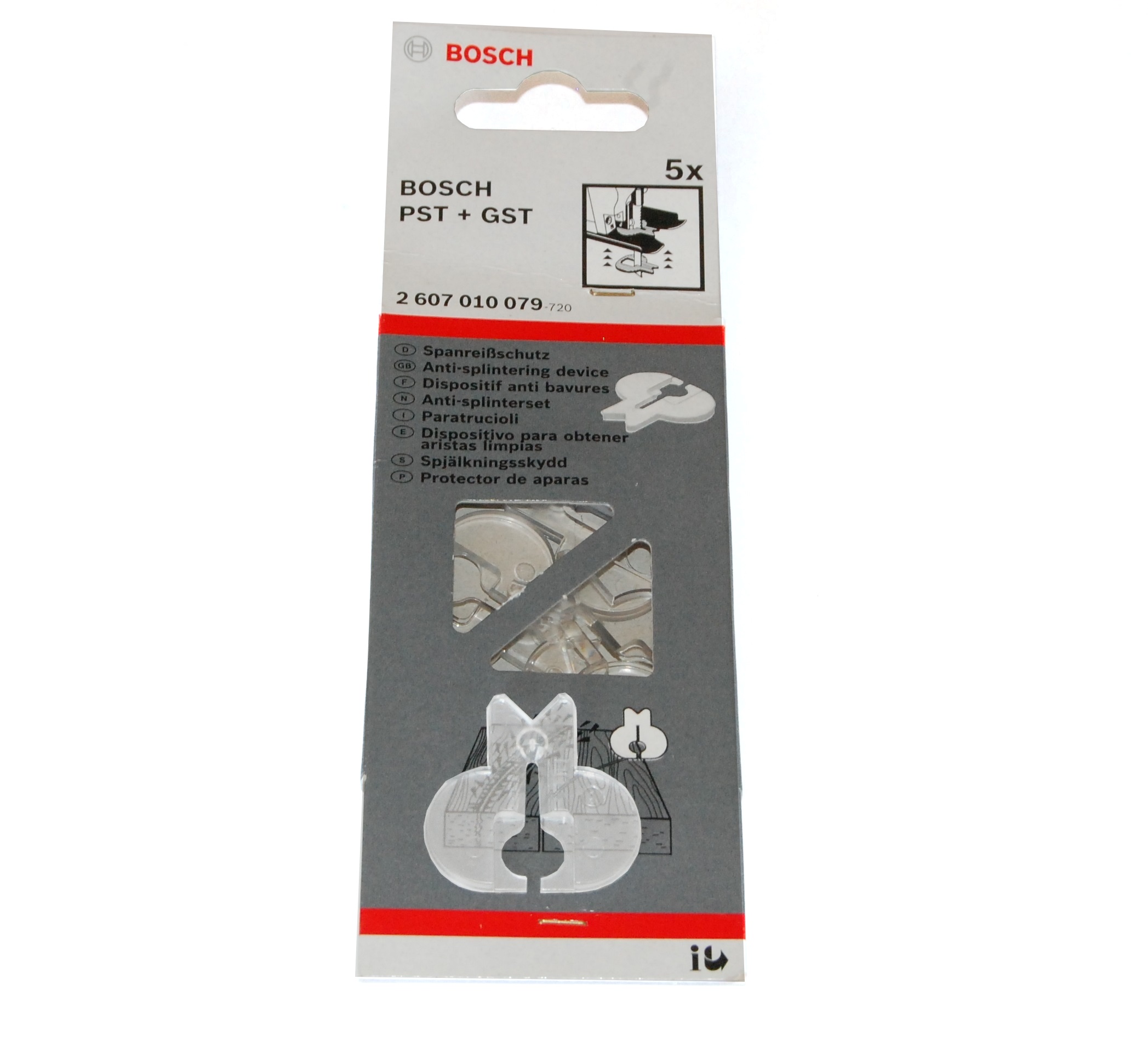 10 Protections Anti-éclats Pour Scie Sauteuse Bosch - Joint Anti-bavure Transparent, Référence 2607010079